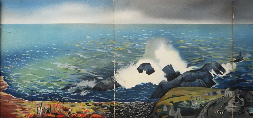 [Панорама берега / Худ. А. Экстер, текст Мари Колмон]. Panorama de la Cote. На фр. яз. [Париж]: Эрнест Фламмарион, 1938.